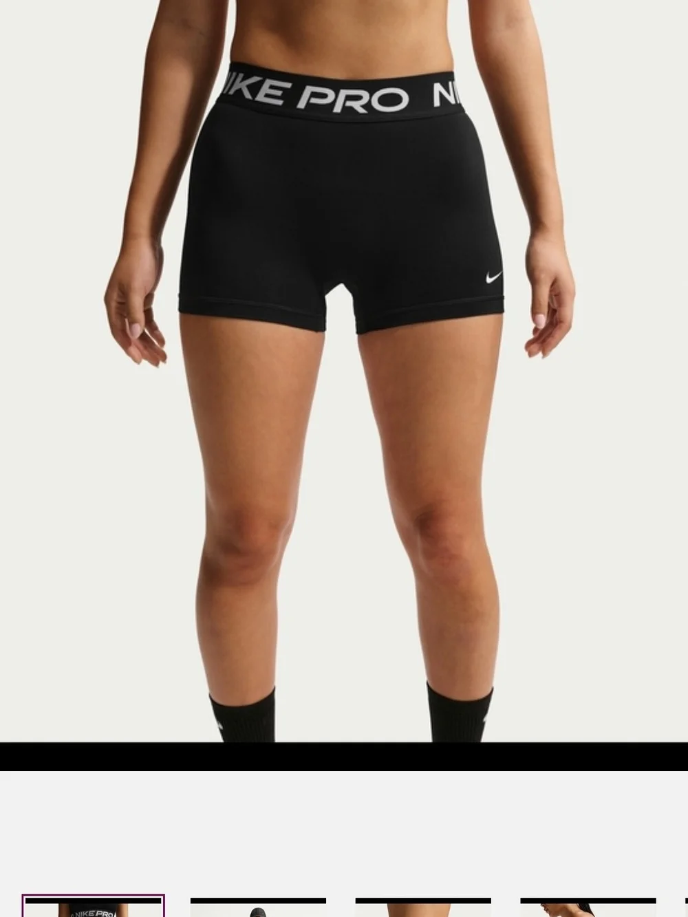 Nike Women’s Black Pro Stretch Bike Shorts